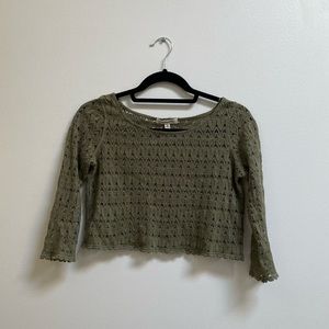 Aeropostale Lace Crop Top XS